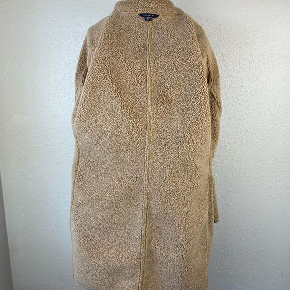 Lands End Faux Shearling Button Down Jacket Size 10-12 EUC - Picture 8 of 10